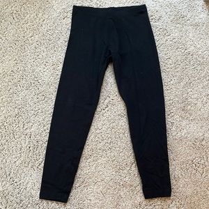 Black cotton leggings